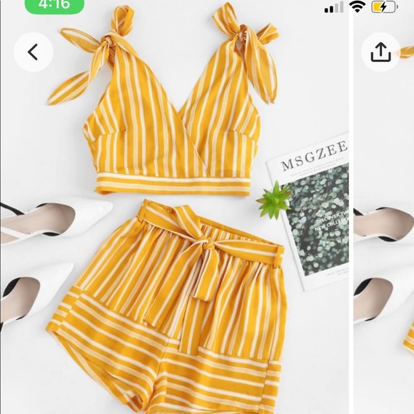 Yellow matching set - Picture 4 of 4